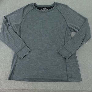 Smith + Rogue Blue Baselayer Mens XXL 2XL Wool Blend